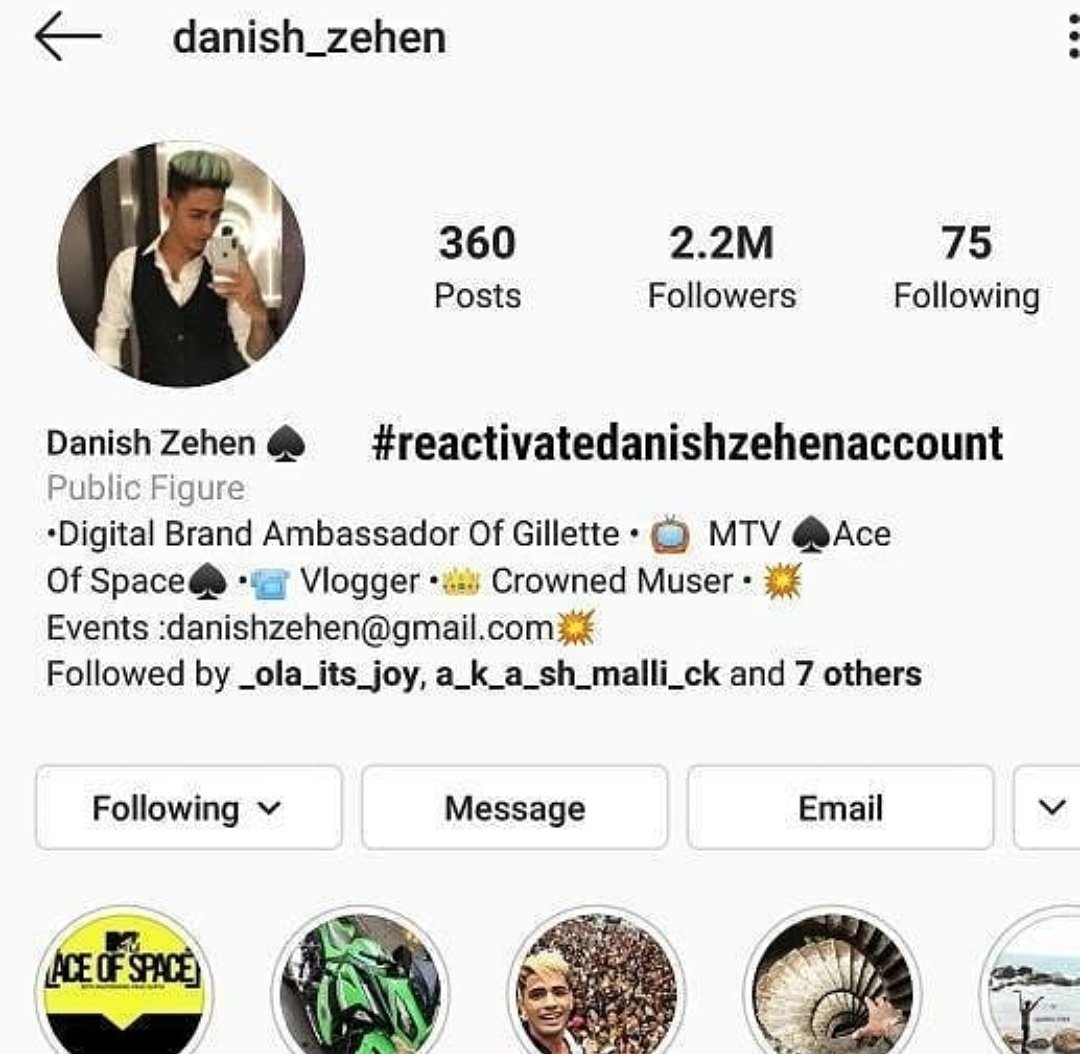PrajjwalRoy_DZ's tweet photo. #DanishZehen #ReactivateDanishZehenAccount #REACTIVATEINSTAGRAM #MyMsgToZehen Please Enable Danish Zehen's Instagram Account ๐ฅ @instagram @Twitter @narendramodi @YouTubeIndia We're Requesting โจ #Fambruharmy #fambruh ๐ https://t.co/7HhucPi4aq