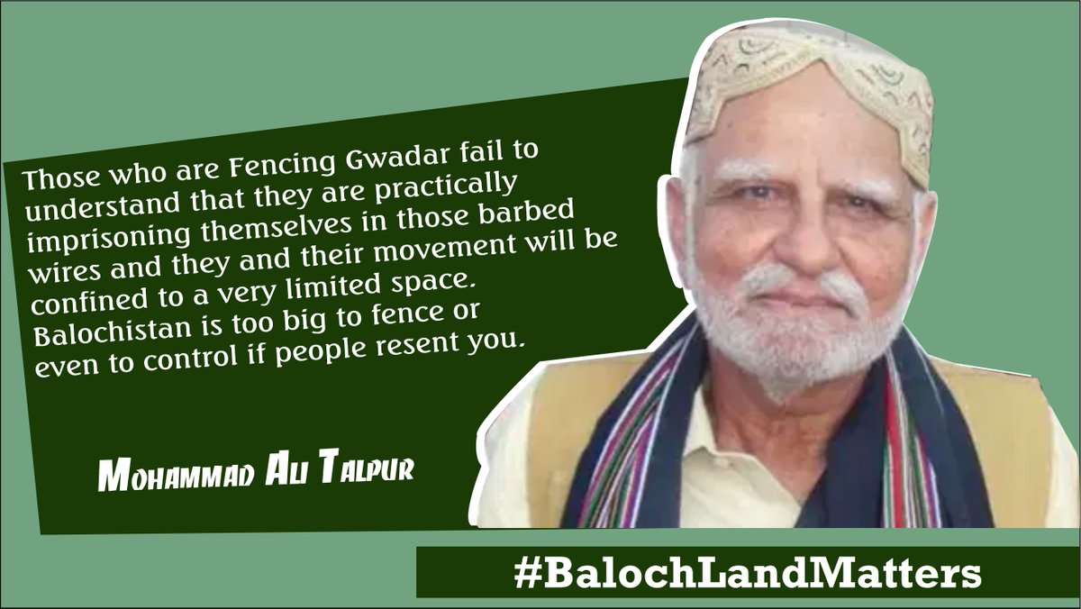#GwadarFencing The higher you build your barriers The taller I become The farther you take my rights away The faster I will run You can deny me You can decide to turn your face away No matter, cos there's... Something inside so strong