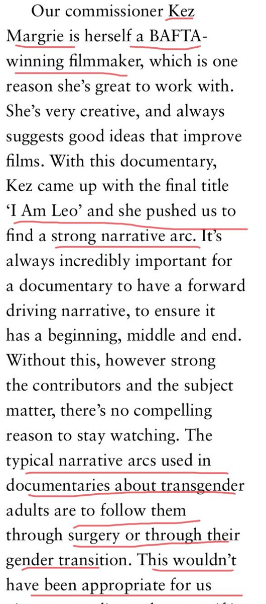 Here we are told Leo has already been on  #PubertyBlockers for six months. The children’s show can’t use a narrative arc around Leo accessing surgery (thank goodness) so, instead will use the acquisition of a passport with a Male identity.