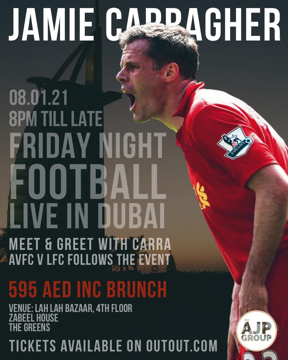 The AJP Group (@the_ajp_group) on Twitter photo All the pre match build up for the 3rd round FA Cup Tie between <a href="/astonvilla/">Aston Villa FC</a> v <a href="/LFC/">Liverpool FC</a> Friday Jan 8th plus Live in Person <a href="/Carra23/">Jamie Carragher</a> talking to <a href="/ChrisMcHardy19/">Chris McHardy</a> all things Liverpool and more! Tickets available now outout.com All the pre match build up for the 3rd round FA Cup Tie between <a href="/astonvilla/">Aston Villa FC</a> v <a href="/LFC/">Liverpool FC</a> Friday Jan 8th plus Live in Person <a href="/Carra23/">Jamie Carragher</a> talking to <a href="/ChrisMcHardy19/">Chris McHardy</a> all things Liverpool and more! Tickets available now outout.com