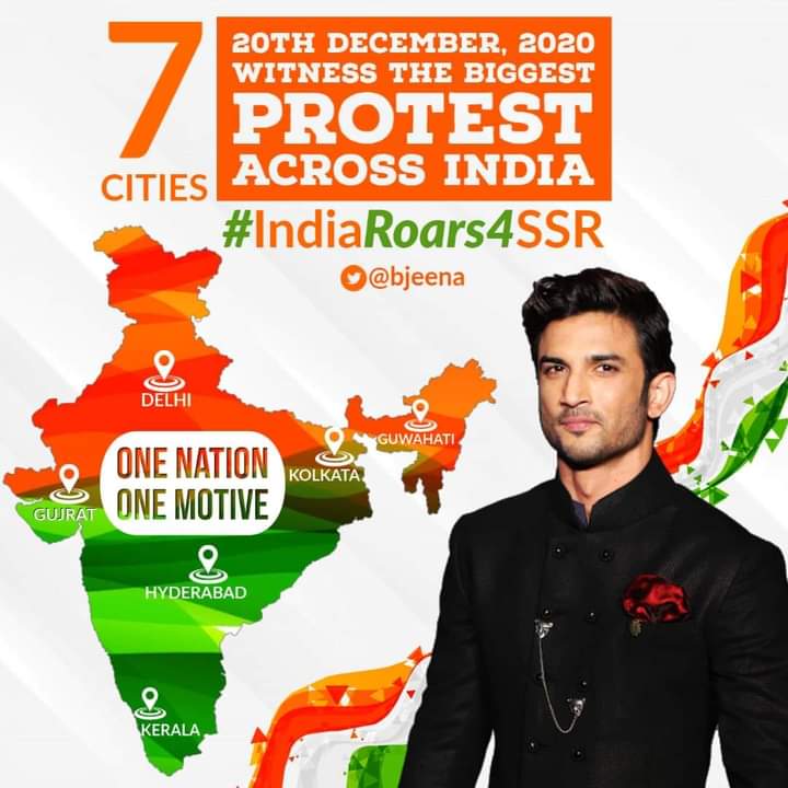 BongChayanika's tweet photo. #IndiaRoars4SSR 
#DigitalProtest4SSR
#JusticeForSushantSinghRajput 
@PMOIndia @HMOIndia @pradip103 @ishkarnBHANDARI @iRaviTiwari @shwetasinghkirt https://t.co/77IcjoJqhX