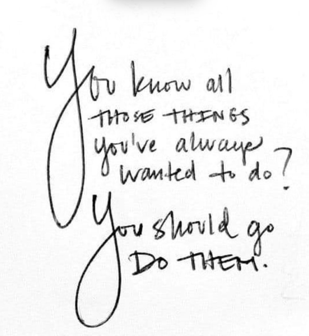 Once all this crap in 2020 is over &amp; we can live our lives again. THIS is the mindset we all need...❤️❤️❤️❤️