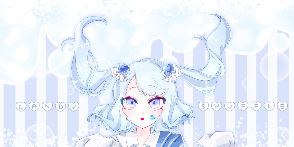 medeia_dr's tweet photo. 🍎#CANDYSHUFFLE🥤

水夏ちゃん色の琳子です💙🤍

頑張ってきらきらさせました。。 https://t.co/Va2Y0R7tB1