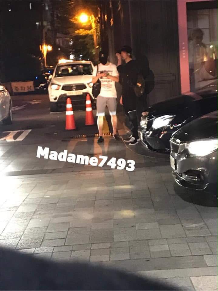 feb, july, and oct 2018 are all different instances of jikook having been spotted there. someone once spotted them meeting up with hoseok there as well. the first two pictures are from july and the second two from october.