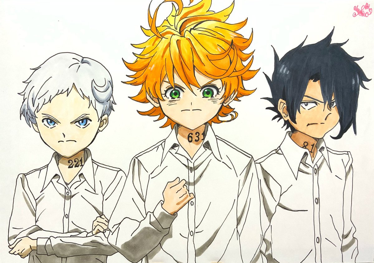 O Xrhsths Sakuko Sto Twitter エマ ノーマン レイ 約束のネバーランド Thepromisedneverland 実写版の映画見てきた 面白かった 約ネバイラスト エマ ノーマン レイ 約ネバ Emma Norman Ray Drawing イラスト 絵 絵描きさんと繋がりたい