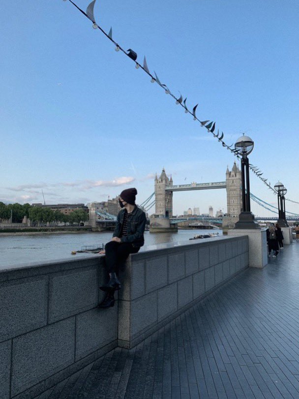 a fan stated she saw them there as she also wanted to get on the london eye and saw jk with his arm around jm. they also spent the day taking pictures and eating... cute all around.