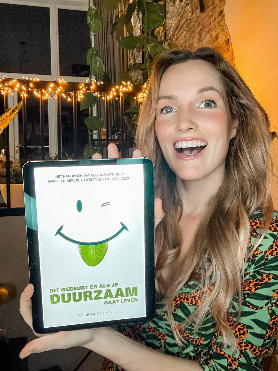 JAAAAAA ik ga je vertellen waar mijn boek over gaat! ‘Dit gebeurt er als je duurzaam gaat leven’ - het handboek dat alle misvattingen over een bewuste lifestyle van tafel veegt.