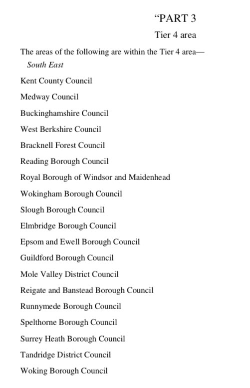 Will start with the areas why’d are in Tier 4 as I’m guessing that’s important to people