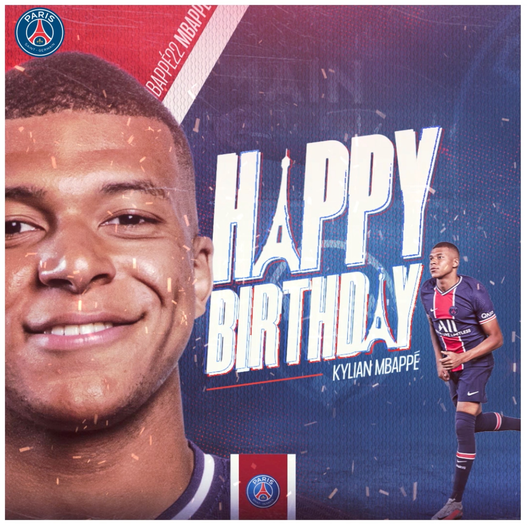 Paris Saint Germain Happy Birthday Kmbappe X X T Co Wowcmeey8a Twitter