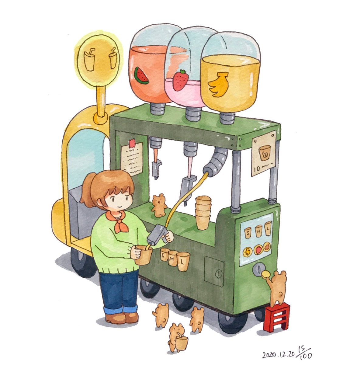 ট ইট র きむらふみか アートの原石展6 11 きむらの1日1枚イラストチャレンジ 15日目 フルーツジュース屋さん イラスト 絵描きさんと繋がりたい Illust 絵柄が好みって人にフォローされたい みんなで楽しむtwitter展覧会 1日1絵 冬の創作 ট ইট র きむらふみか アートの原石展6 11 きむらの1日1枚イラストチャレンジ 15日目 フルーツジュース屋さん イラスト 絵描きさんと繋がりたい Illust 絵柄が好みって人にフォローされたい みんなで楽しむtwitter展覧会 1日1絵 冬の創作