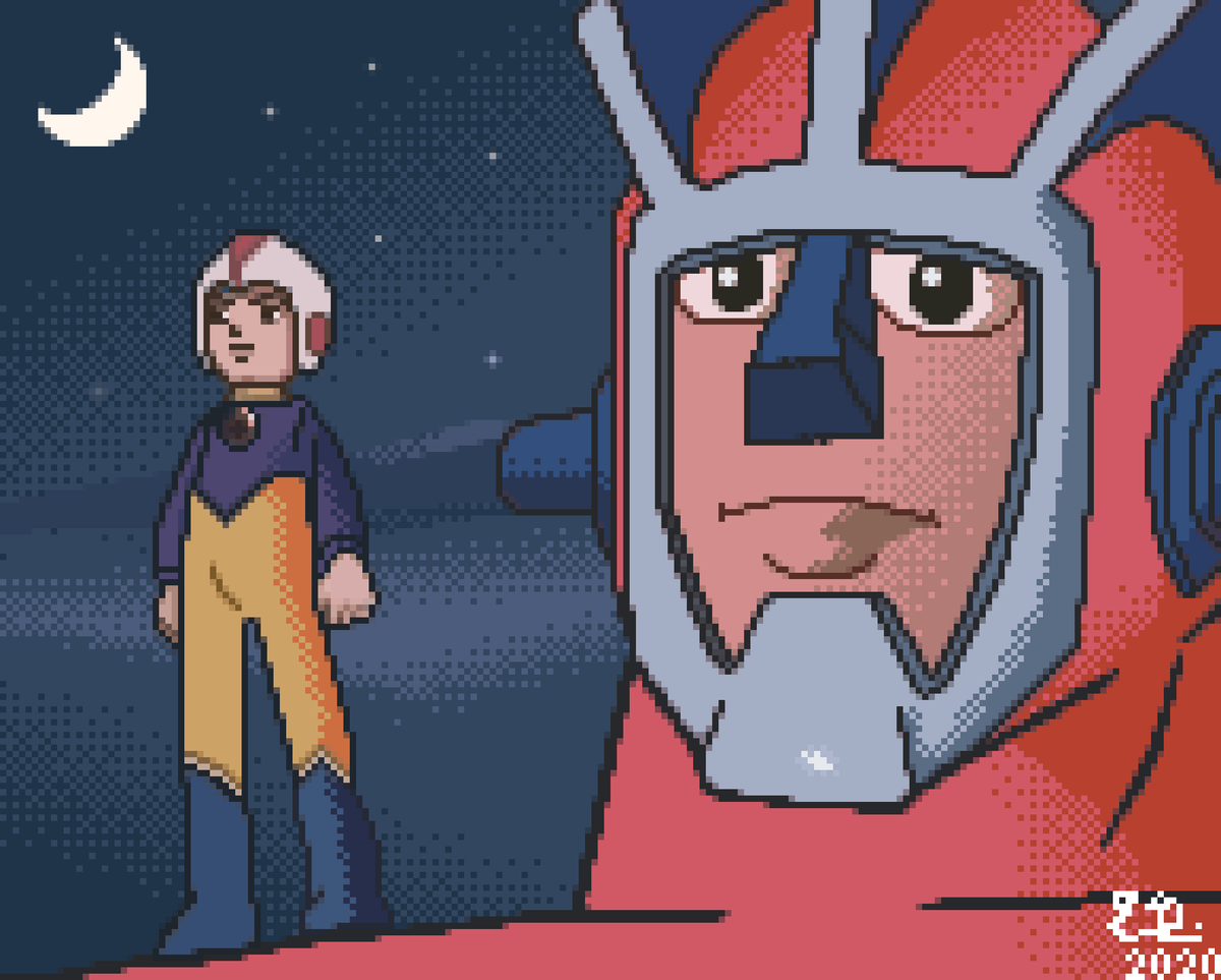 Clockmaster77's tweet photo. #pixelart #astroganger #tribute https://t.co/1b1S0gMkh2