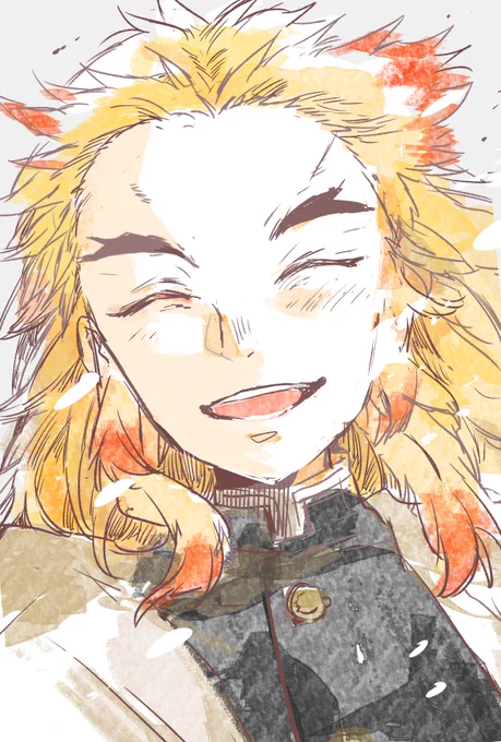 「心を燃やせ」

煉獄さん?
 #鬼滅の刃 