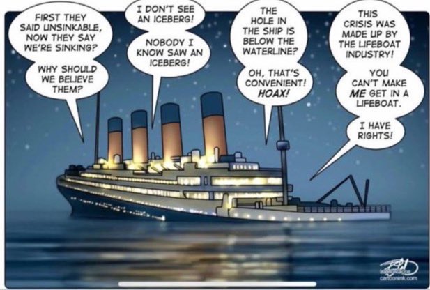 This is what you sound like when you call Fauci a flip-flopper for following the latest scientific evidence. #COVID #WearAMask