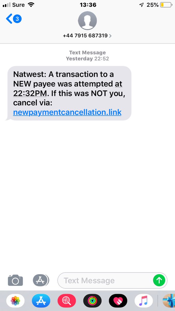 DUFFMAN2015's tweet photo. Are you aware of this scam ⁦@NatWest_Help⁩ ? https://t.co/9hLJQOD8Nk