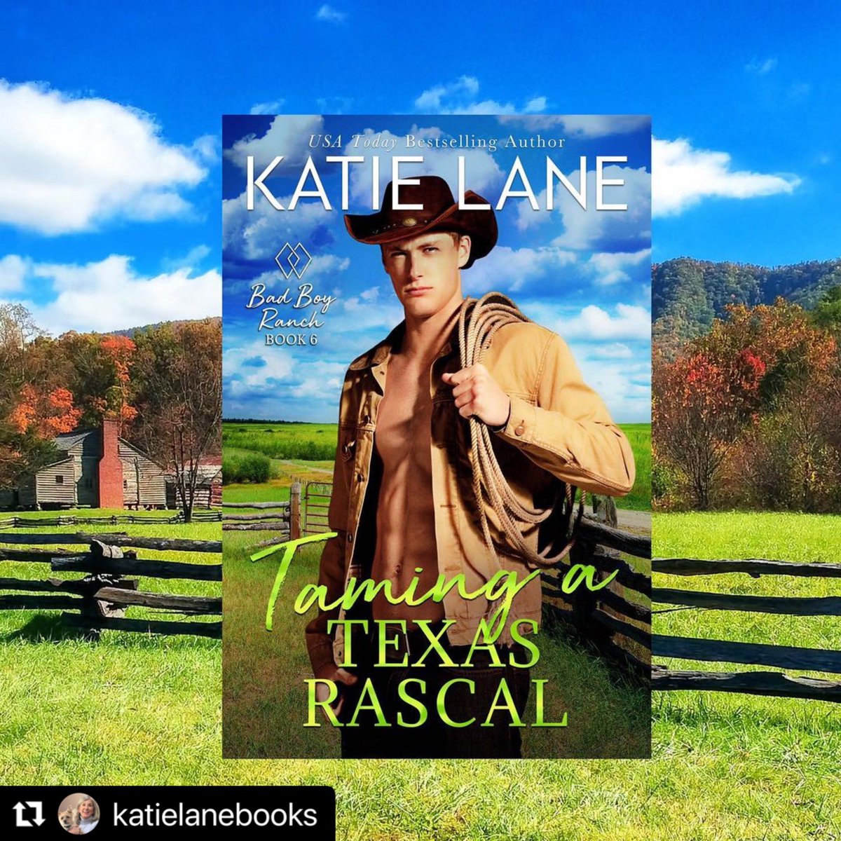 booksnobsue's tweet photo. #Repost @katielanebooks @KatieLaneBooks with @make_repost
・・・
Taming a Texas Rascal is here! Available at all eTailers. https://t.co/VuOjtSB8lD

#Texasromance #texasbrides #texasweddings #texascowboys #texascountry #westernromance #badboyranch #badboybooks #Smalltownromance https://t.co/pK81IvRAym