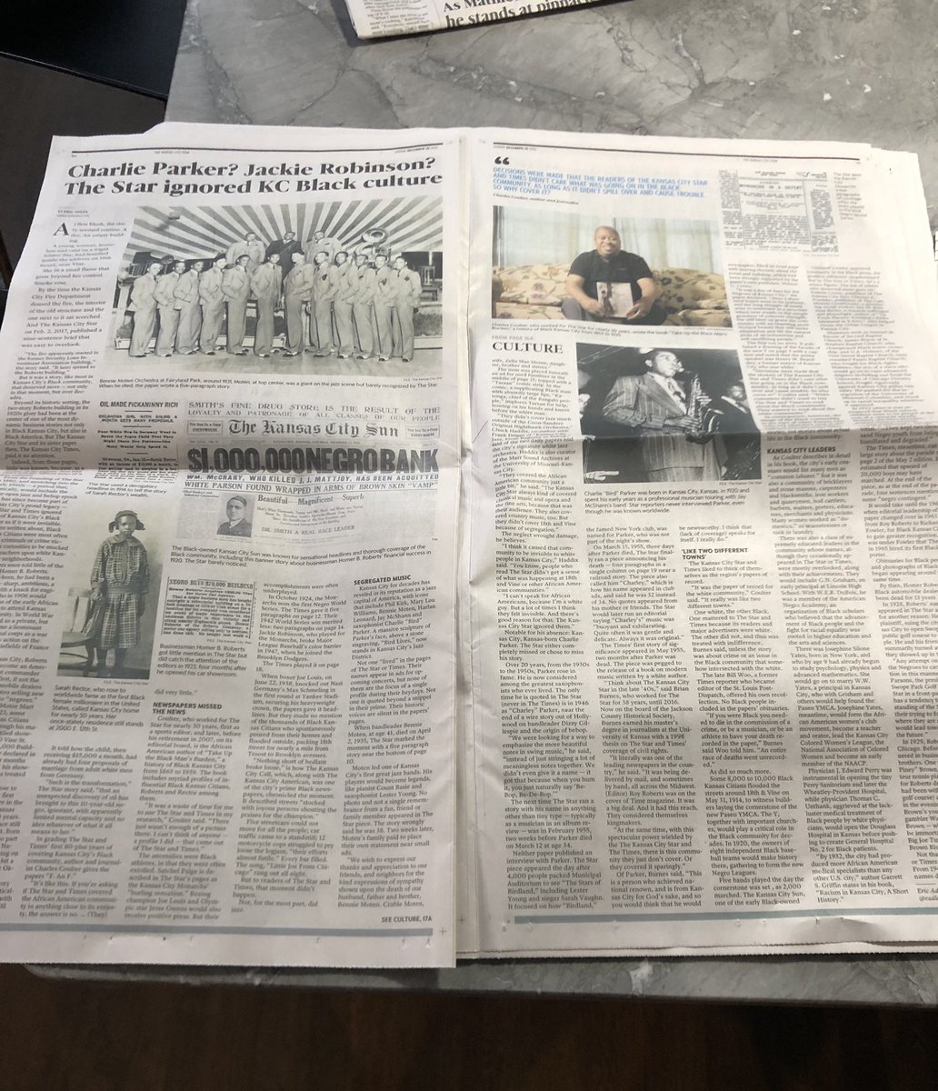JasonKander's tweet photo. The @KCStar this morning is a thorough expose on all the ways the paper itself has failed the black community. This seems rather remarkable. https://t.co/60rTqNunqR