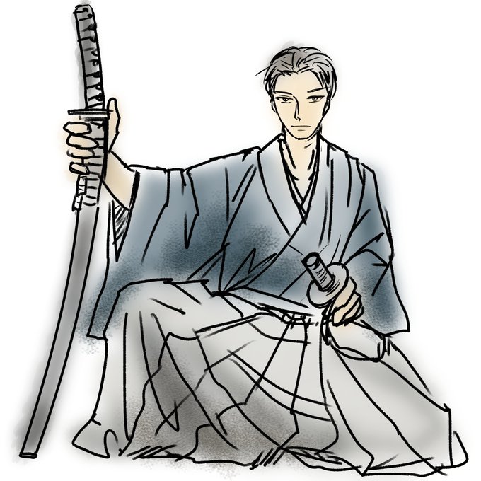 和装男子のtwitterイラスト検索結果 古い順