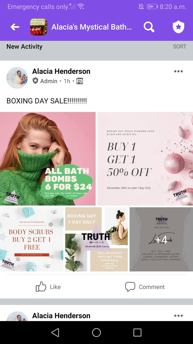 AlaciaTimbit's tweet image. Boxing day sale for my business coming up please add Alacia's Mystical Bath Bombs to your Facebook see all we have to offer for TRUTH NIAGARA!!!!!