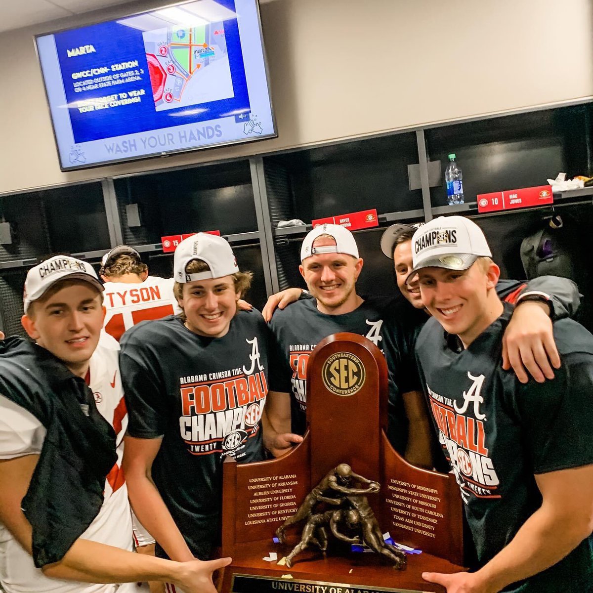 demons1football's tweet photo. Congratulations to former Blue Demon @CoachJGalante on winning the SEC Championship &amp; most likely securing a spot to play for a National Championship!!💪🏼🏈
#BlueCollarBlueDemons🇧🇧 #RollTide🐘 https://t.co/S55qs4zZre