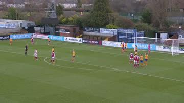 On a plate! jbeattie91 unmarked, unstoppable. #BarclaysFAWSL