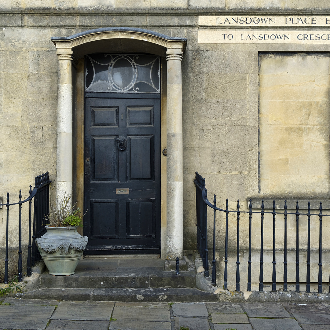 Part 5Here, doors of Somerset Place, Lansdown Place, and Lansdown Road, the doors and their ornamentation often the most elaborate part of the façade. Detail and the associated visual texture, even sparsely applied, can bring a façade to life.