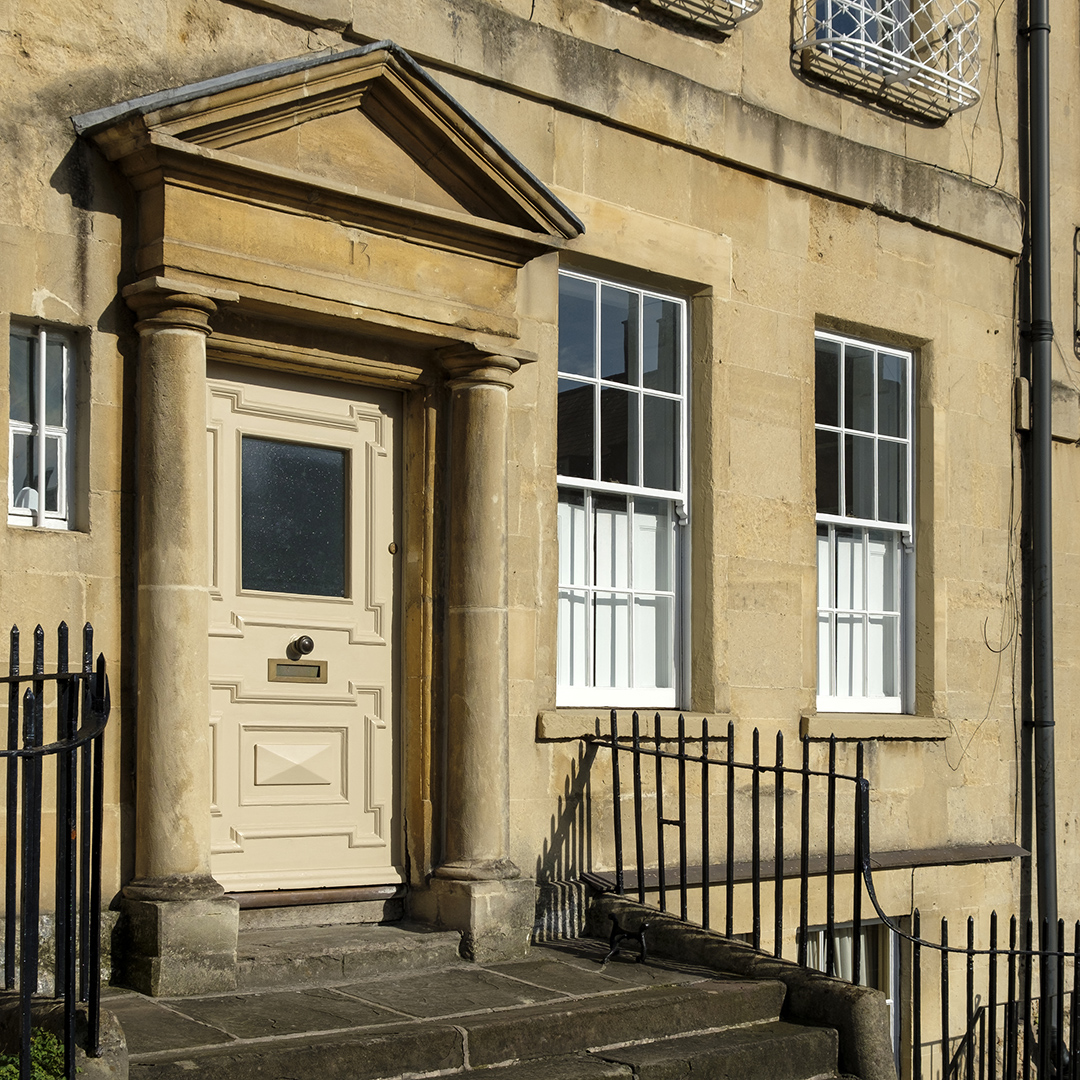 Part 5Here, doors of Somerset Place, Lansdown Place, and Lansdown Road, the doors and their ornamentation often the most elaborate part of the façade. Detail and the associated visual texture, even sparsely applied, can bring a façade to life.