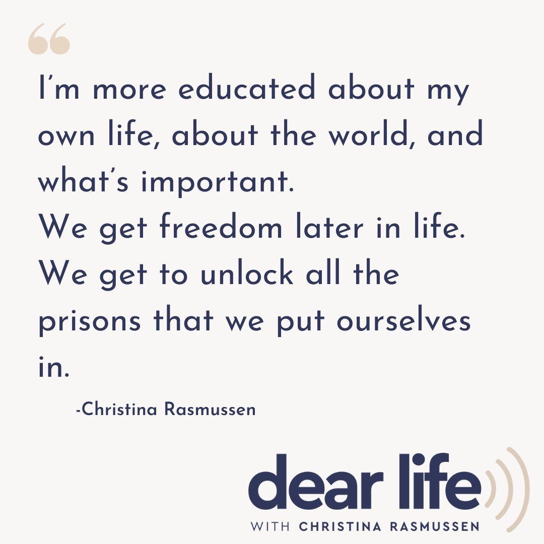 SecondFirsts's tweet photo. With time, you'll realize you are free to be more and different than you used to be. A new episode of the #dearlifepodcast is available every Tuesday. https://t.co/aeti7cEGO3 #podcasts #newtuesday #dearlife #grief #loss https://t.co/7vPqNl3mMI