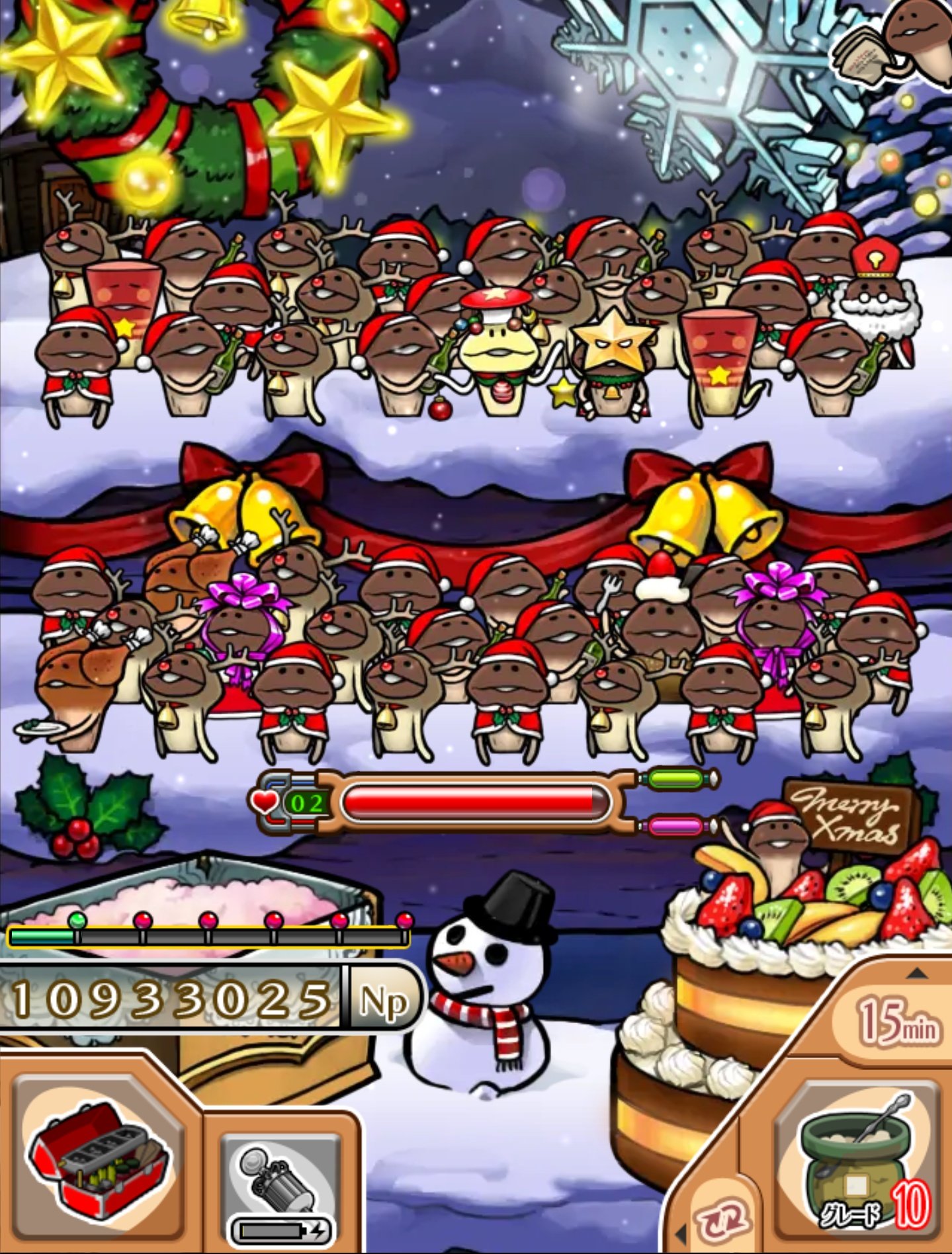 تويتر あっこ على تويتر ちょい変えテーマのホーリーナイトget 早いもんでもうすぐクリスマスなんだよねぇ Neoなめこ T Co 3w8saewxq7