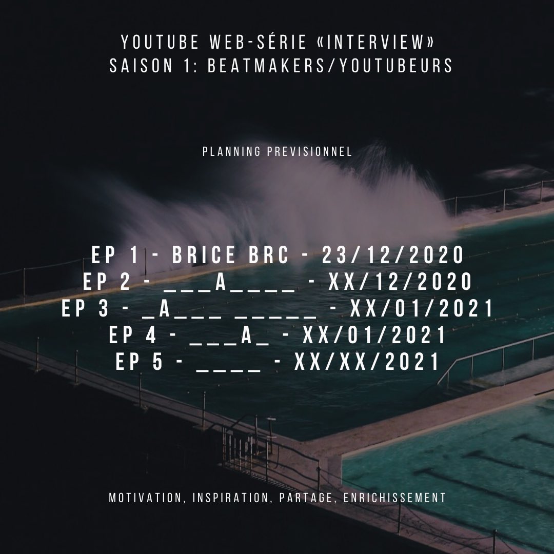NormaProds's tweet photo. A l’intention de TOUS les beatmakers!
A PARTAGER À FOND
La saison 1 des interviews se lance Mercredi 23/12 avec l’épisode 1 consacré au topissime @BricePuissanT 
Vous allez apprendre plein de trucs !
——————
#beatmakerfrance #beatmakerfrancais #beatmaking #beatmakers #beatmakerfr https://t.co/KUAIqbcBb2