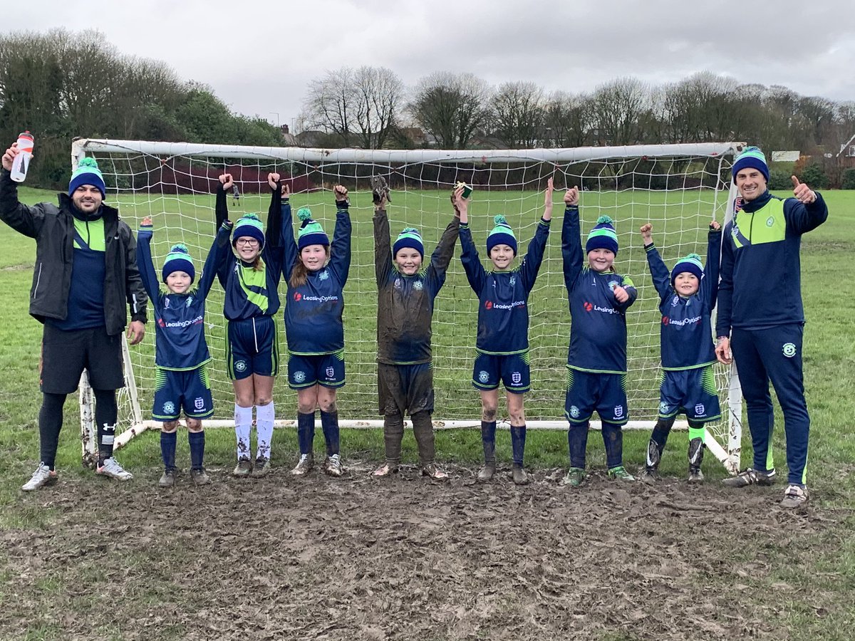 mossbankjfc's tweet photo. #MossBankJFC well done to our U10s Girls this morning v @wintonwanderers U10s Girls in a great game on the @LeasingOptions Pavilion in the @OfficialNWGFL Lexi getting GoTM for the Girls 🏆 Ruby loved the mud with a smile on her face #upthebank #GSR well done to both teams ⚽️💚💙 https://t.co/3zznu12w68