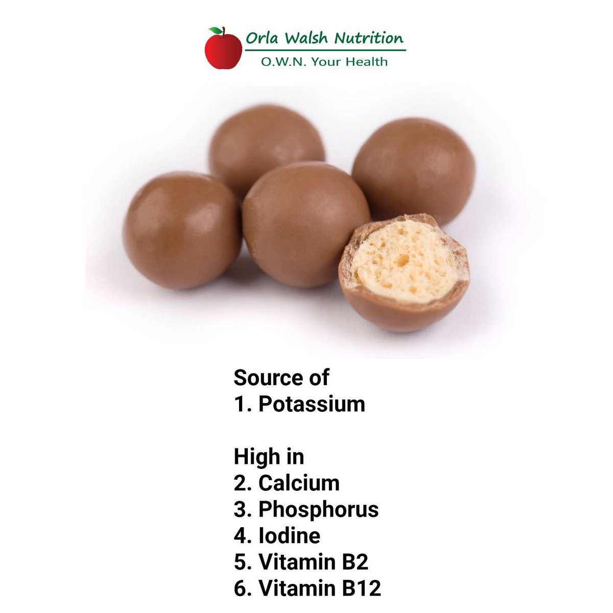 When we talk about certain foods, we seem to forget that they too contain vitamins and minerals. Anyway...