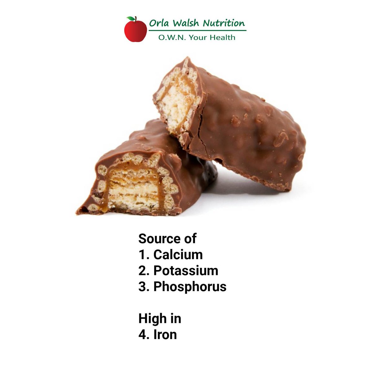 When we talk about certain foods, we seem to forget that they too contain vitamins and minerals. Anyway...