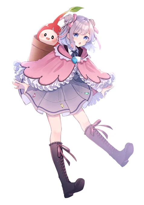 Vtuber枸杞乃ココちゃん【@kukonococo 】キービジュアル担当しました!一ヶ月おめでとう? 