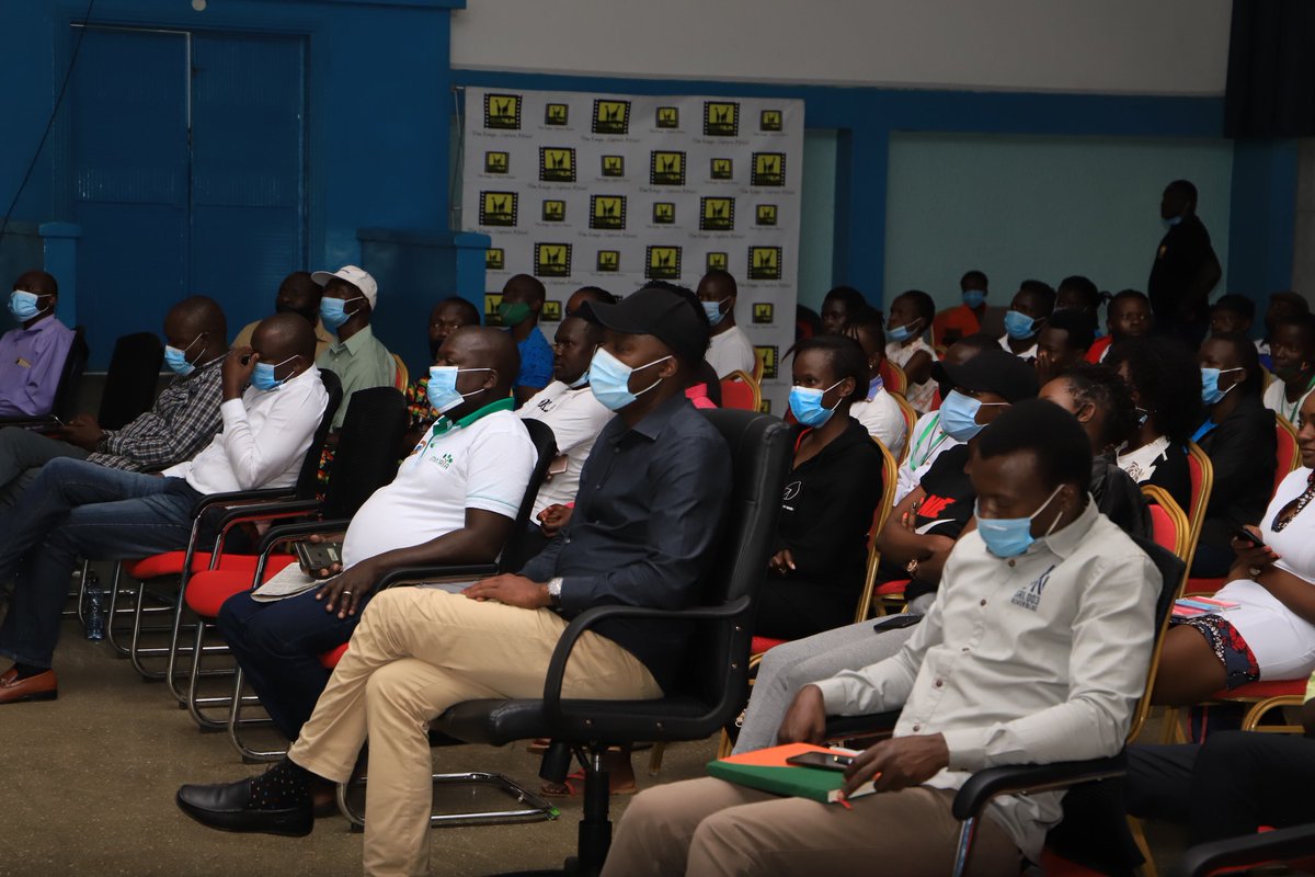kenyafilmcomm's tweet photo. Making his remarks, Dr. Gerald Ondiek has expressed gratitude for the training platform the Commission has provided for the youth. He also pointed out that the trainees are now capable of producing authentic films that can be screened on our Television sets. https://t.co/MLHvZMUxyJ