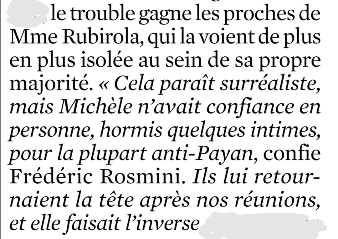 HtdeMazargues's tweet photo. Dans le #JournalduDimanche, @MicheleRubirola maintenant crucifiée publiquement par ses allié-es et ses ami-e-s. Prélude d'une purge au sein du @PrintempsMRS ? Reviendrait-on aux bonnes vieilles méthodes ? 😉 #Marseille2020 https://t.co/BSbTUgZ4vf
