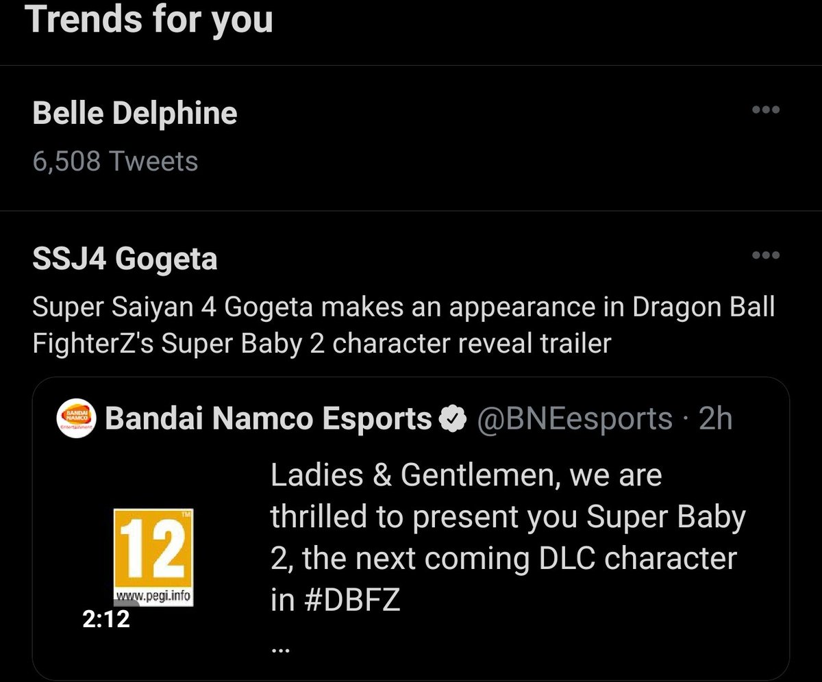 Refocus77's tweet image. Get gogeta above belle delphine pls #DBFZ