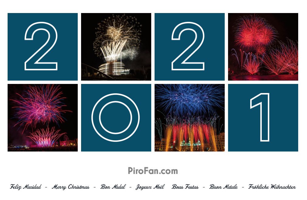 No perdamos la esperanza. Pronto los fuegos artificiales seguirán iluminado el cielo en las noches de fiesta y podremos seguir disfrutando de este arte.
El equipo de #PiroFan os desea Felices Fiestas.