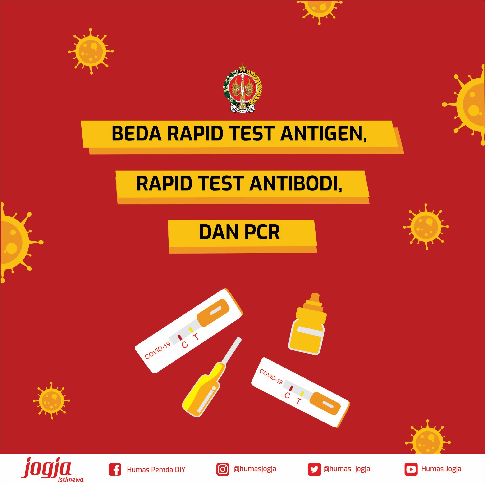 O Xrhsths Humas Pemda Diy Sto Twitter Apa Sih Perbedaan Rapid Test Antigen Rapid Test Antibodi Dan Pcr Mulai 18 Desember 2020 Hingga 8 Januari 2021 Pemerintah Pusat Mewajibkan Masyarakat Yang Hendak