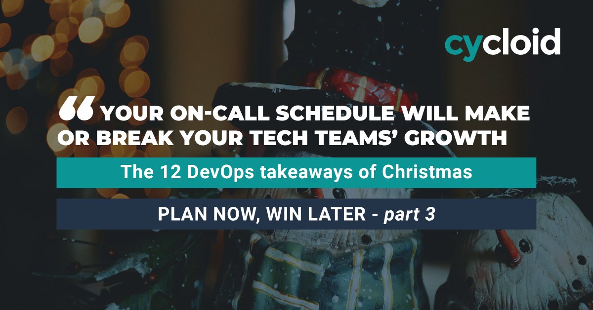 cycloid_io's tweet photo. On-call schedules are like a box of chocolates... you never know what you're going to get. Make your plan deliberate and ask your techs what actually suits, rather than assuming you already know.
We show you how: https://t.co/VWBhChnRyP #PlanNowWinLater #12DaysofDevOpsChristmas https://t.co/G5VhUuOKhH