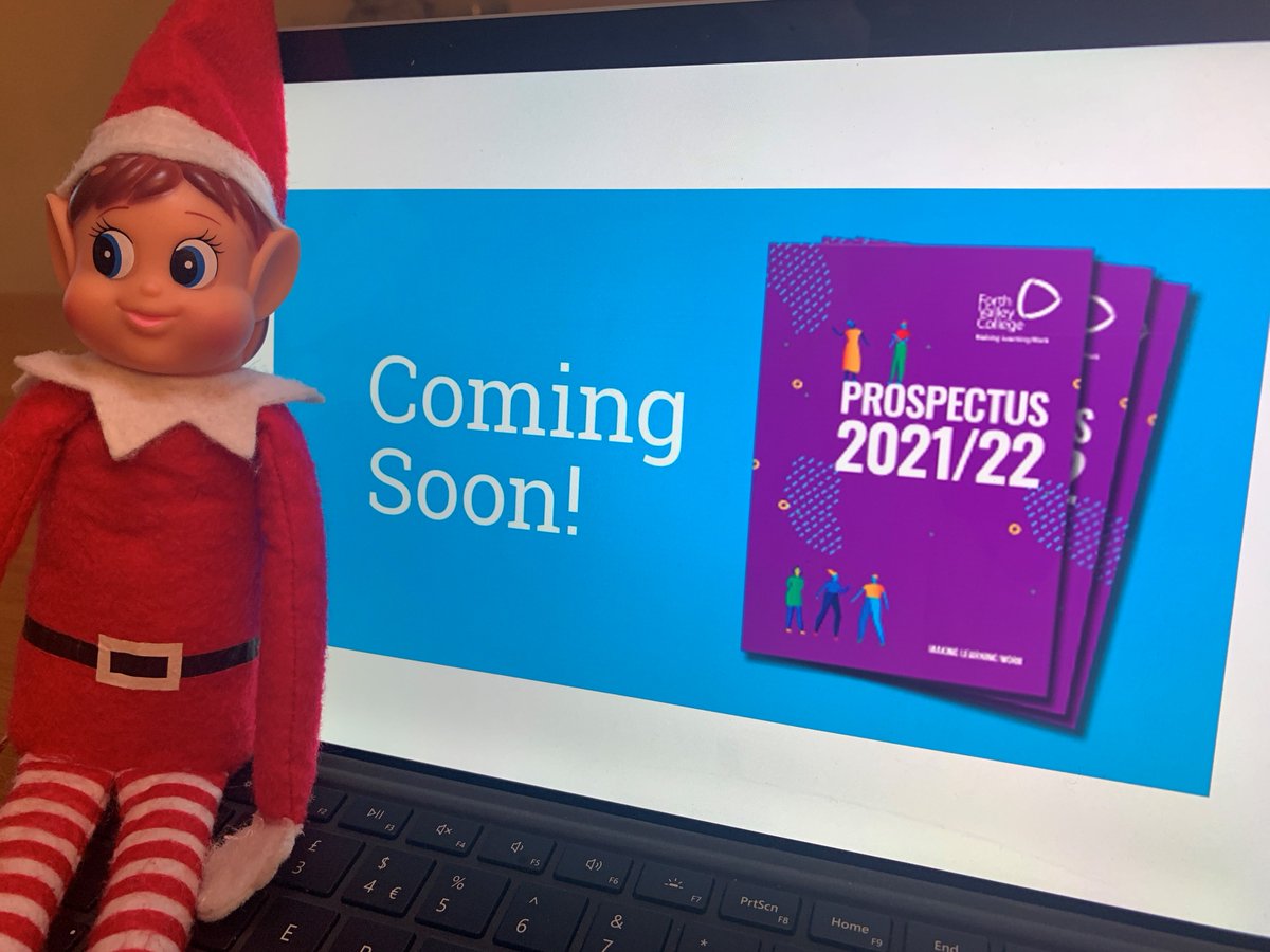 FVCollege's tweet photo. Our elves are just as excited as we are about the launch of our 2021/22 online digital prospectus in the new year! Keep your eyes peeled π #12DaysOfElfmas https://t.co/EVjTzIwCMe