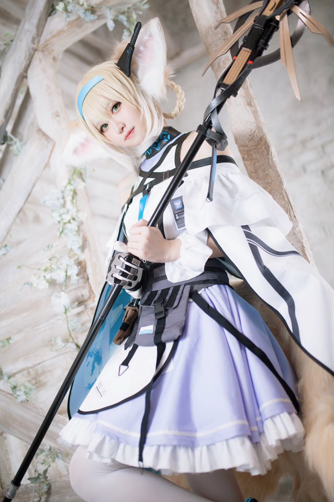 画像,-アークナイツ-　　❀スズラン❀カメラ:@Akika_70 #アークナイツ #Arknight #明日方舟 #コスプレ https://t.co/uCje2Zk…