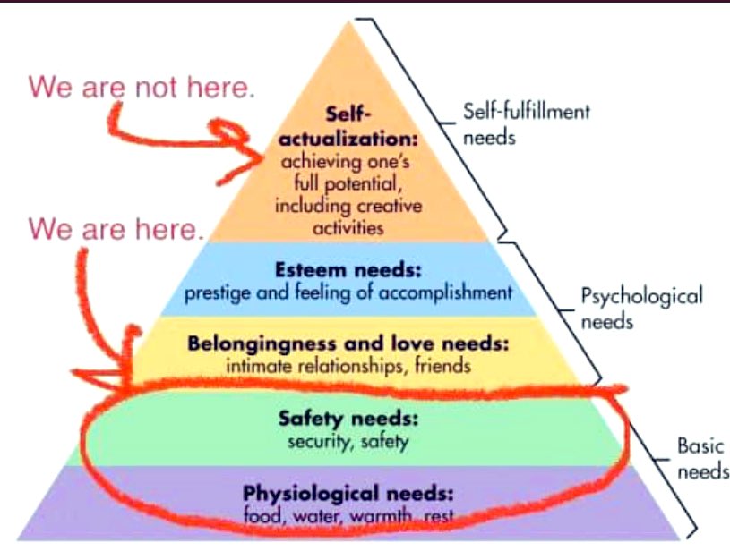Didn’t think I’d be posting this again but our sense of safety and feelings of belonging are impacted again now more than ever. Be kind to yourself if you are struggling. This is normal. This will pass. Right now though it really is okay not to feel okay❣️