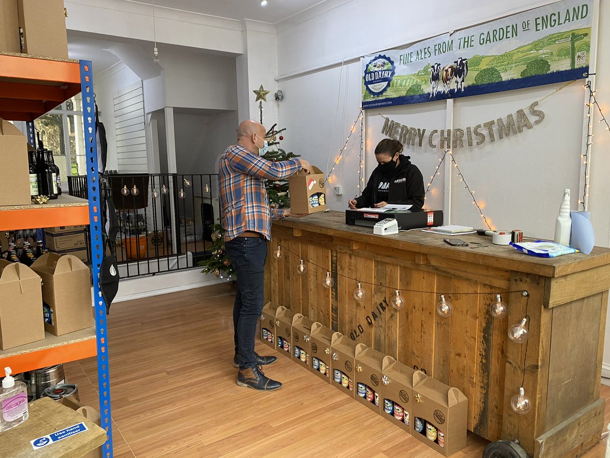 Ladies and gents, Kent may be closed but we are not! We are classed as an essential shop and will be remaining open both at the brewery and on Tenterden high street, until lunchtime on Christmas Eve. We still have plenty of last minute gifts and beers for Christmas for you