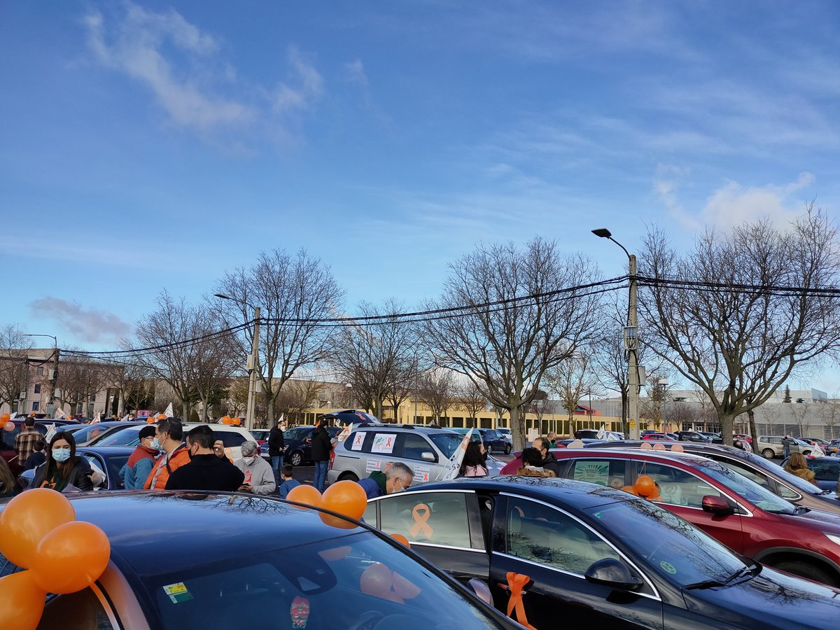Los colegios de Mercedarias de la Caridad participando en la manifestación.
#StopLeyCelaa