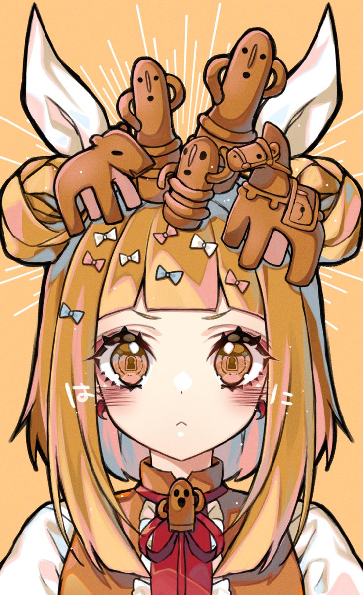 杖刀偶磨弓 「埴輪のはにわ乗せ 」|京田スズカ❤️‍🩹例大祭【あ12ab】のイラスト