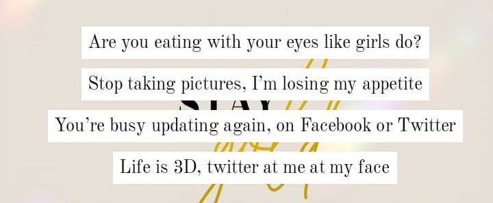 Eating with your eyes adalah idiom yang memiliki arti ‘melihat makanan sebelum mecicipinya, penampilan visual dari makanan mempengaruhi nafsu makan bahkan sebelum mencicipinya.