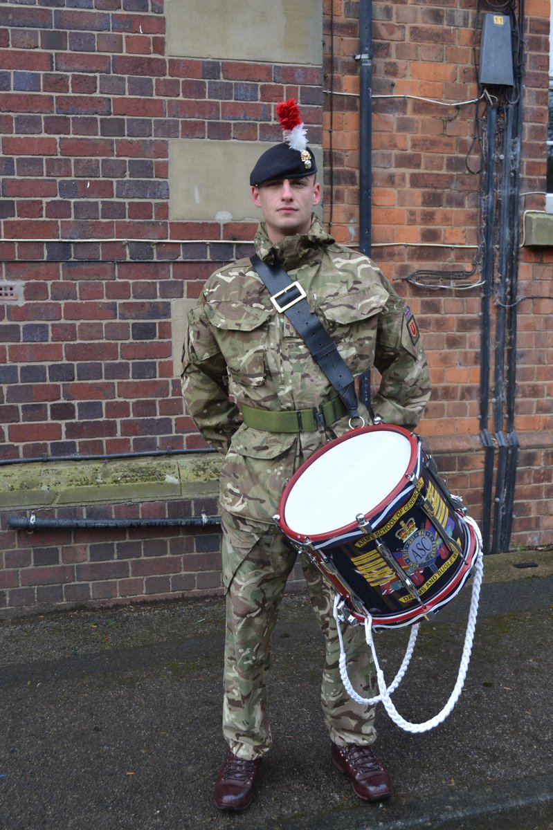 Fusiliers who join the Corps of Drums become the very best drummers at the very best school of ceremonial. @ArmyCeremonial