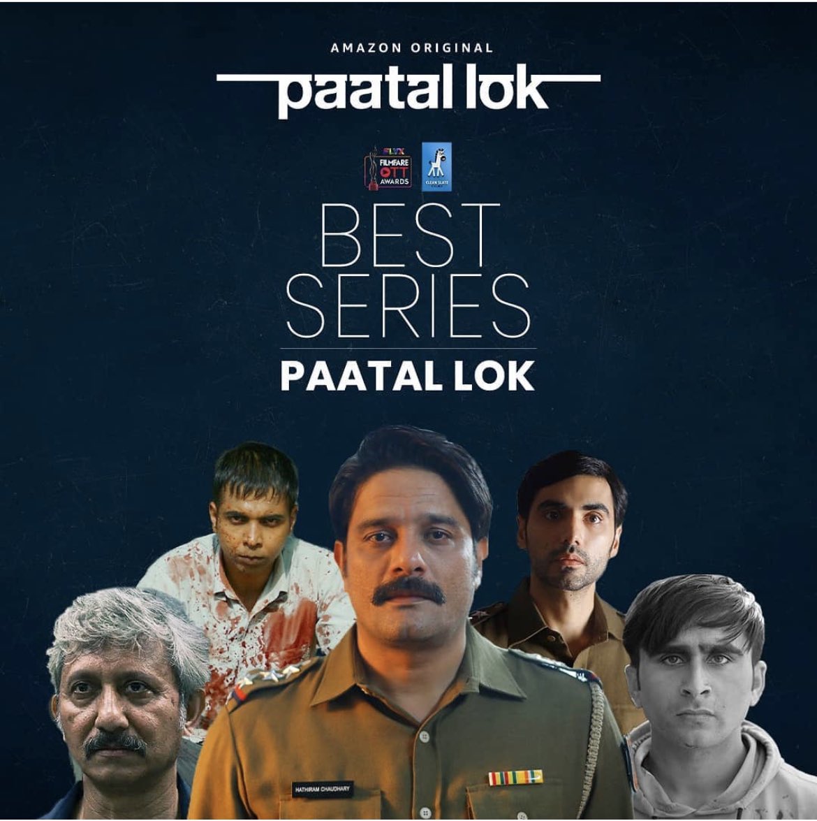 ijagjeetsandhu's tweet image. Filmfare 2020 
Best web series #PaatalLok glad to be part of this. Great team work 👏
@filmfare @PrimeVideoIN @JaideepAhlawat #SudipSharma #avinasharun @prosit_roy @nowitsabhi @AnushkaSharma @aparna1502 @ijagjeetsandhu