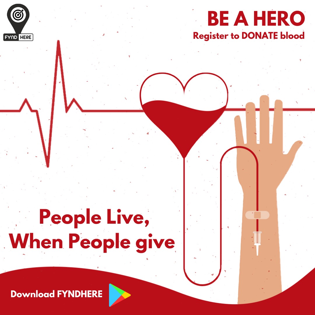 fyndhere's tweet photo. Heroes come in all types and sizes. Are you the one?
🅱️🏥

Donate blood and save a life.

Rakht Daan Mahadaan!

Download the app now!

#donateblood #savelives #donatebloodsavelives #blooddonation #donate #hero #FyndHere https://t.co/QdtUV4e21h