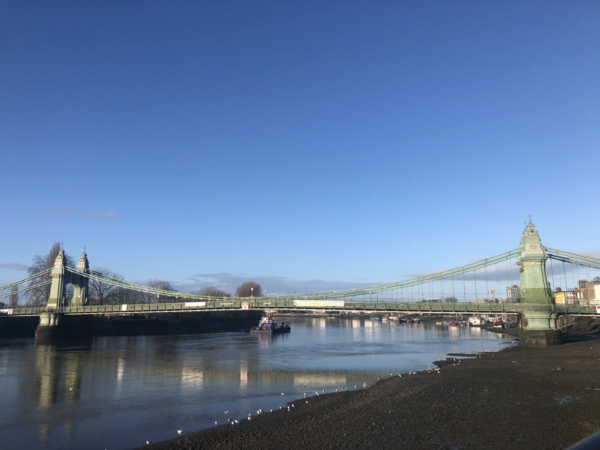 Amazing hot chocolate &amp; croissant from <a href="/samsriversideW6/">Sam's Riverside</a>, perfect match for the river walk #stayingsane #shoplocal